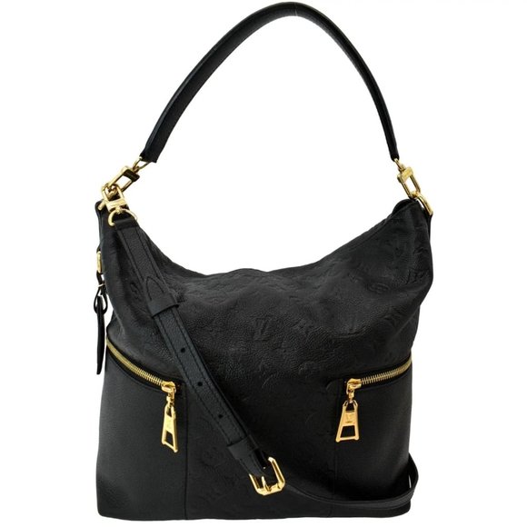 Louis Vuitton Handbags - LOUIS VUITTON  Melie Empreinte Leather Hobo Shoulder Bag Black